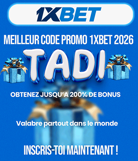 Code Promo 1xBet Sénégal